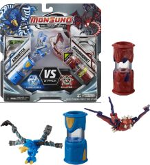 MONSUNO, Lisanslı Airswitch VS Shadowhornet Figürleri, Fırlatma Kapsülleri ve 6 Oyun Kartı