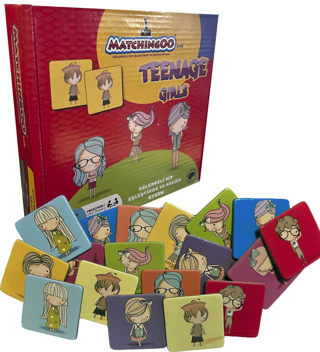 Matchingoo Eşleştirme Ve Hafıza Kartları: Teenage Girls