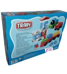 100 Parçalı, Tren Garı- Ev- Kamyon- Jeep ve Fazlası için Block Yapı Seti