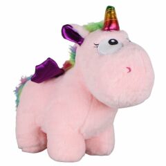 İthal 1. Kalite Peluş Tek Boynuzlu, Kanatlı Unicorn Pony, AT 50cm