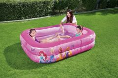 Pompalı- Bestway 91056 Disney Lisanslı, Şişme MEGA Aile Havuzu