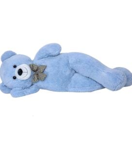 Oyuncak 80 Cm Papyonlu Peluş Ayıcık- İthal Kumaş - Premium Koleksiyon Hediyelik Ayı (% 100 YERLİ)