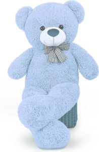 80 cm Papyonlu Peluş Ayıcık - % 100 YERLİ ÜRÜN
