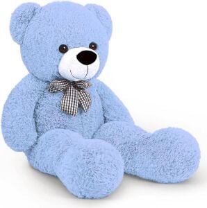 80 cm Papyonlu Peluş Ayıcık - % 100 YERLİ ÜRÜN