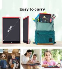 10 Inch, Kalemli LCD Dijital Çizim-Eğitim Yazı Tableti, Dijital Çizim Pedi-10 inç, Turkuaz
