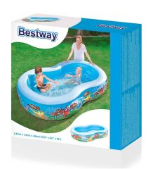 Bestway 54122, Basket Potalı, 2 Adet Top ile Şişme Çocuk Eğlence Havuzu