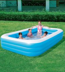 62002 Pompalı-Bestway 54009, Jumbo Deluxe Şişme Aile Havuz