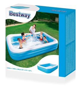 Bestway 54009 Havuz+62002 Pompa+58108 Havuz Örtüsü-305x183x56cm